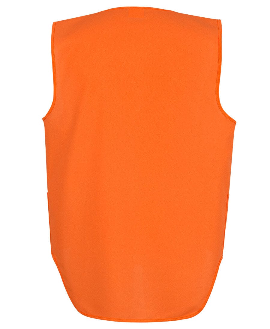 JB'S Hi-Vis Zip Drop Tail Safety Vest 6HVSW