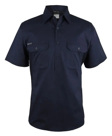 Jb's Close Front Short Sleeve Stretch Work Shirt 6WKCF