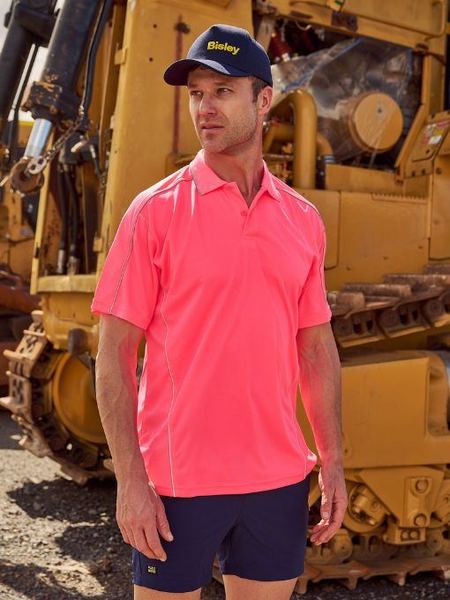 Bisley Cool Mesh Polo Shirt BK1425 Metro Workwear.