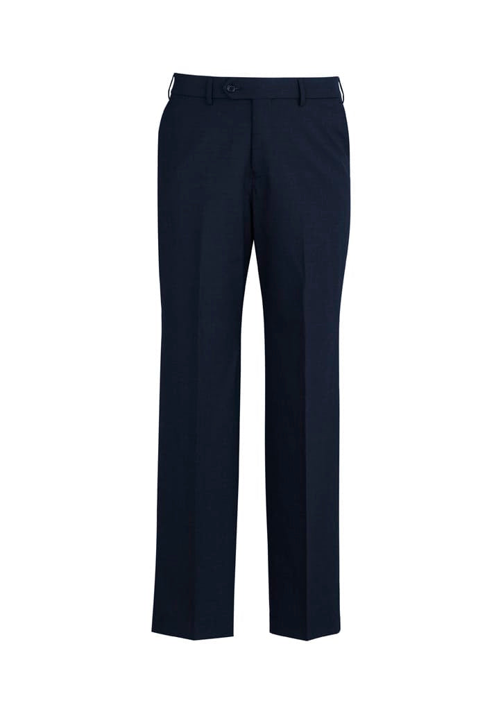 Biz Corporates Mens Adjustable Waist Pant 74014 in Navy
