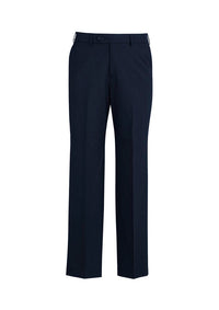 Biz Corporates Mens Adjustable Waist Pant 74014 in Navy