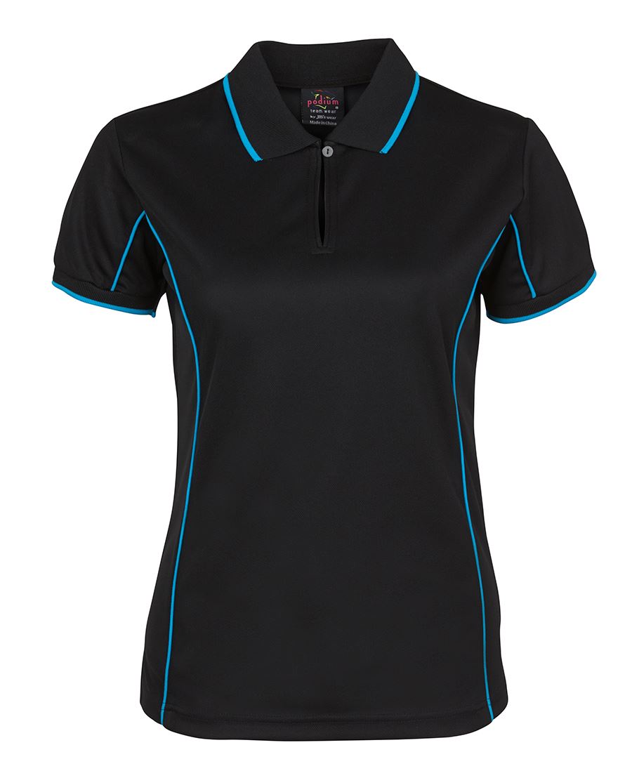 JB'S Podium Women’s Piping Work Polo Shirt 7LPI  Metro Workwear