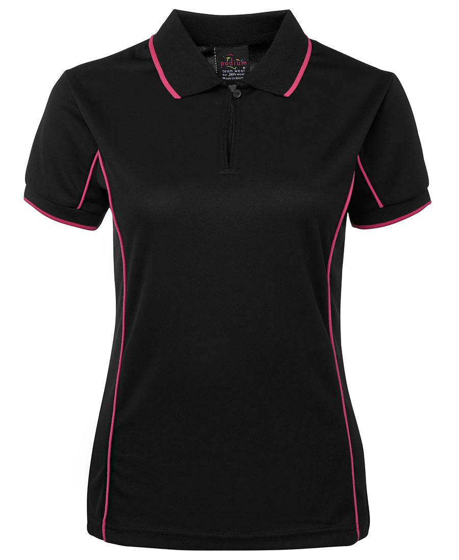 JB'S Podium Women’s Piping Work Polo Shirt 7LPI  Metro Workwear