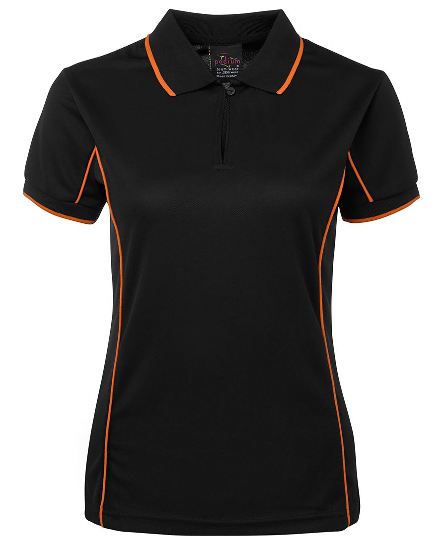 JB'S Podium Women’s Piping Work Polo Shirt 7LPI  Metro Workwear