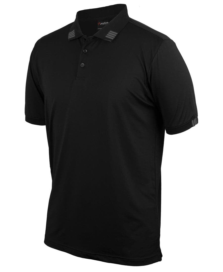 JB's Podium 4 Stripe Short Sleeve Stretch Polo 7S4P Metro Workwear.