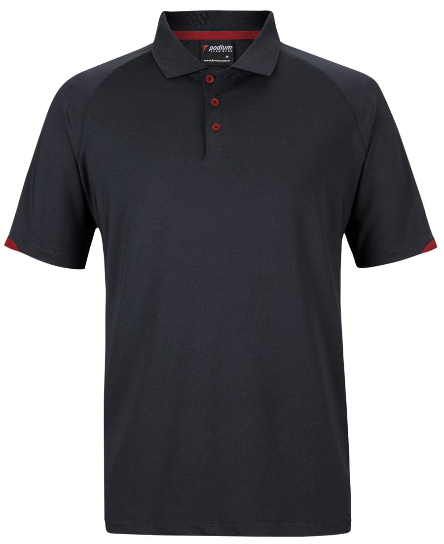 JB'S Podium Contrast Stretch Polo Shirt 7STC Metro Workwear.