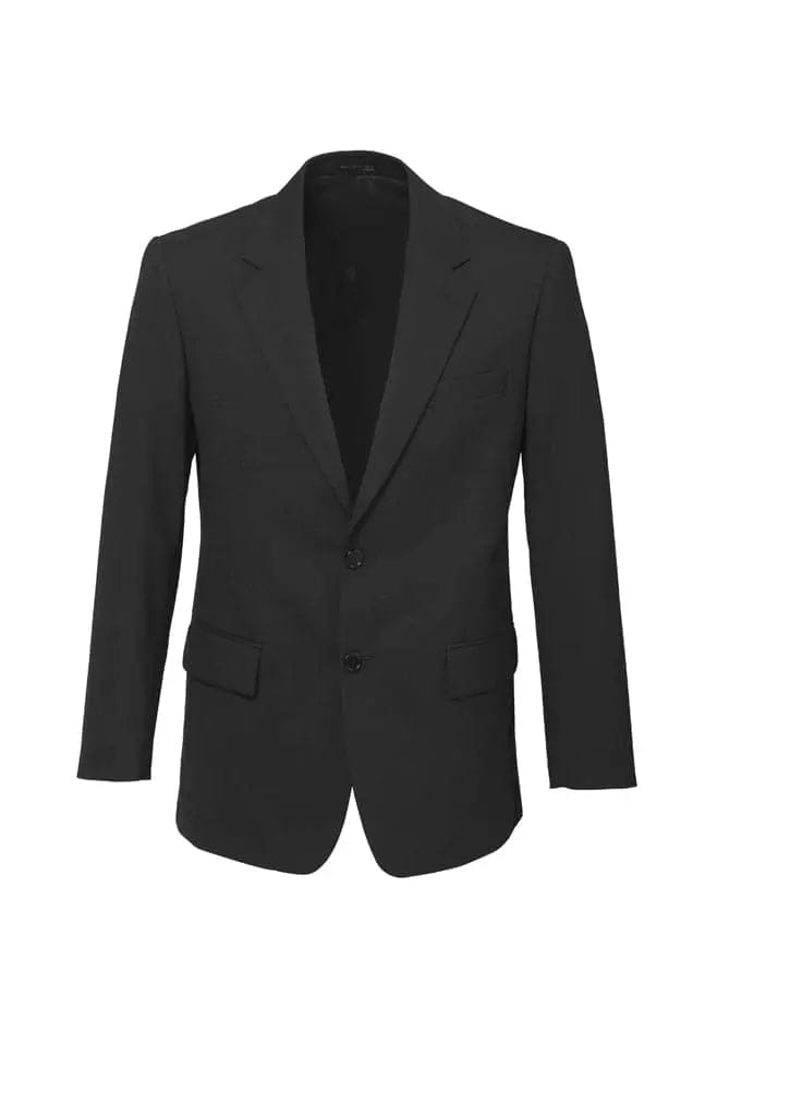 Biz Corporates Mens 2 Button Classic Jacket 84011 in Charcoal