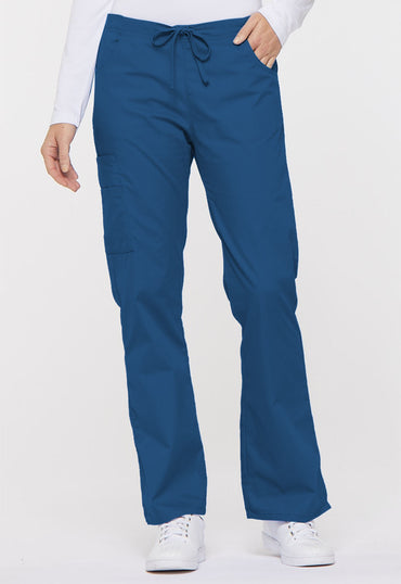Dickies EDS Signature Women's Flare Mid Rise Cargo Scrub Pant 86206 Metro Workwear.