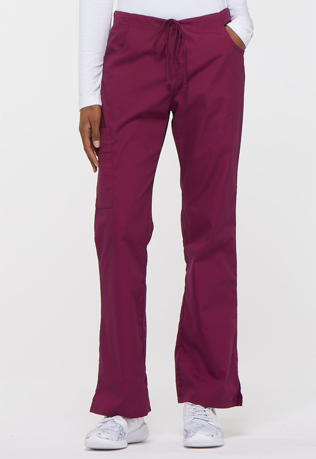 Dickies EDS Signature Women's Flare Mid Rise Cargo Scrub Pant 86206 Metro Workwear.