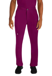 Healing Hands Ryan Men's Fly Zip Slim Fit Scrub Pant 9590