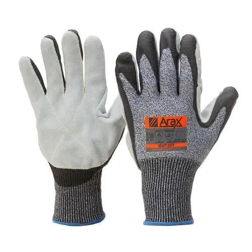Pro Choice Arax Heavy Duty - Arax Liner With Foam Nitrile/chrome Leather Palm Glove X 12 -  AFND Metro Workwear.
