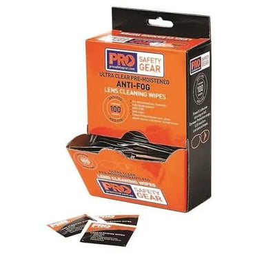 Pro Choice Anti-Fog Lens Wipes - AFW100 Metro Workwear.
