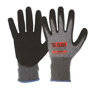 Pro Choice Arax Wet Grip - Arax Liner With Nitrile Dip Palm Glove X 12 - AND