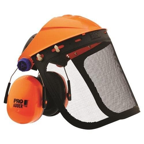 Pro Choice Assembled Browguard + Mesh Visor + Adder Earmuff - BGVMADD Metro Workwear.