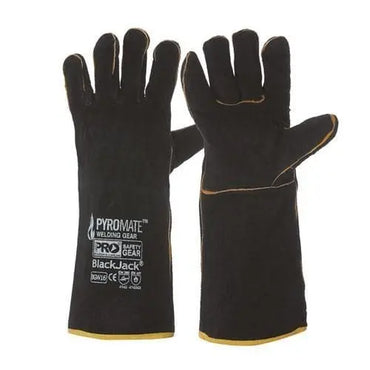 Pro Choice Black Jack Black & Gold Glove Length 40cm X 6 - BGW16 Metro Workwear.