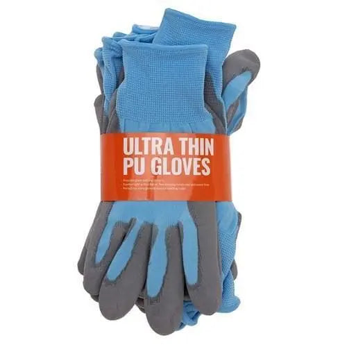 Pro Choice Grey Pu On Polyester Liner Pack Of 5 Gloves - BP-PUPE Metro Workwear.