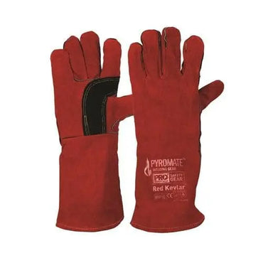 Pro Choice Red, Kevlar Stitched Gloves Length 40cm X6 - BRW16E Metro Workwear.
