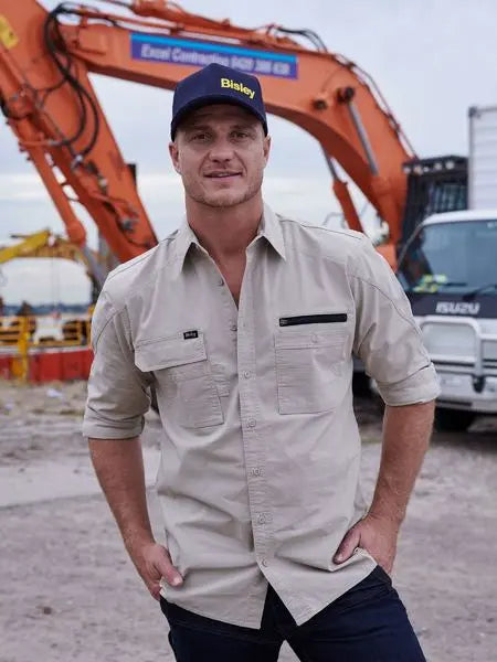 Bisley Workwear Flex & Move™ Utility Shirt Long Sleeve BS6144 Metro Workwear.