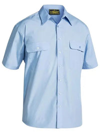 Bisley Workwear Permanent Press Shirt Short Sleeve BS1526 Metro Workwear.