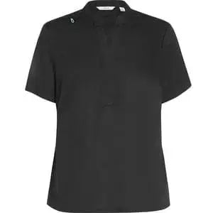 Next-gen Antibacterial Active Blackburn Mandarin Collar Scrub Top CATUMM
