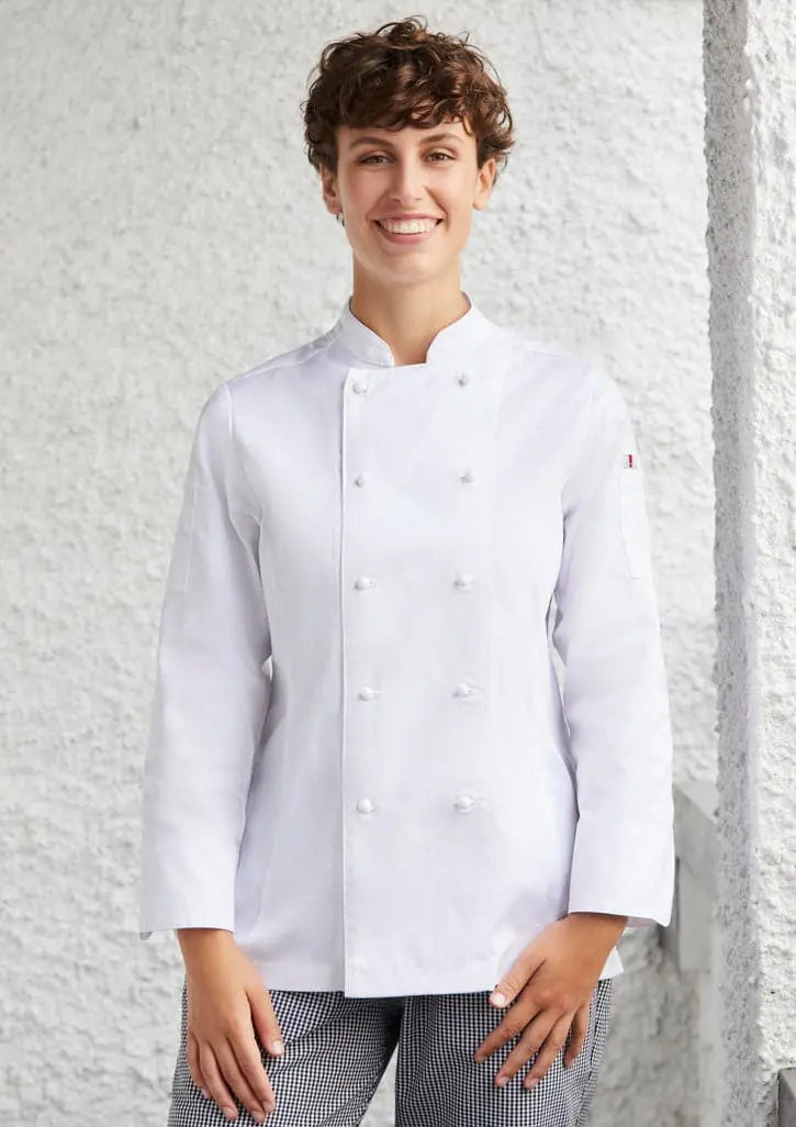 Biz Collection Al Dente Womens Chef Jacket CH230LL Metro Workwear.