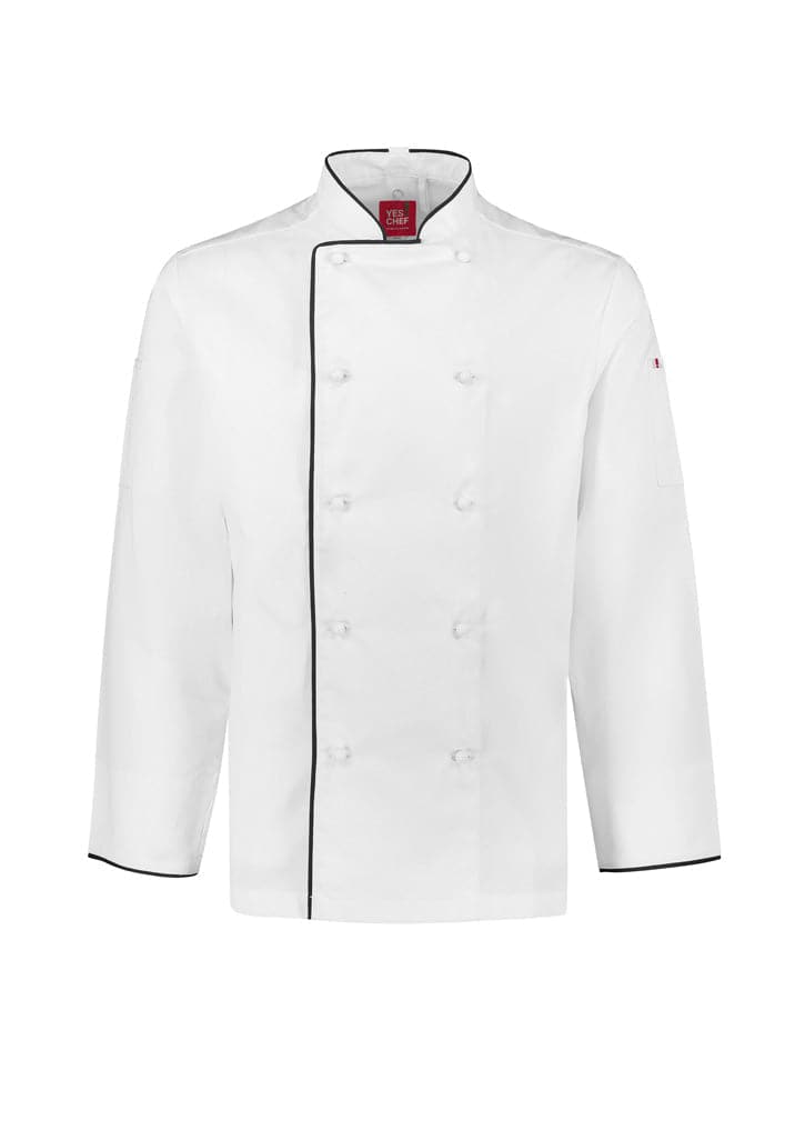 Biz Collection Al Dente Mens Chef Jacket CH230ML - Flash Uniforms 