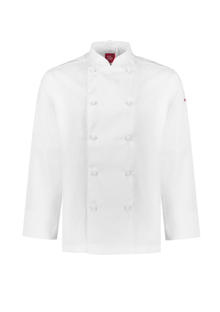 Biz Collection Al Dente Mens Chef Jacket CH230ML - Flash Uniforms 