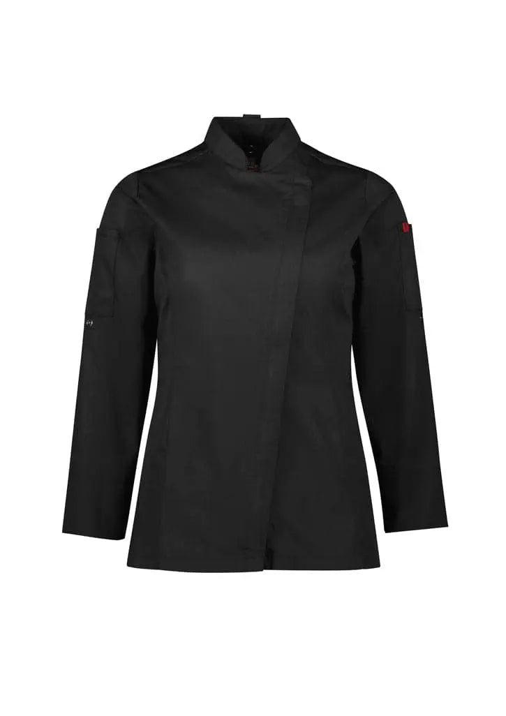 Biz Collection Womens Alfresco Long Sleeve Chef Jacket CH330LL Metro Workwear.