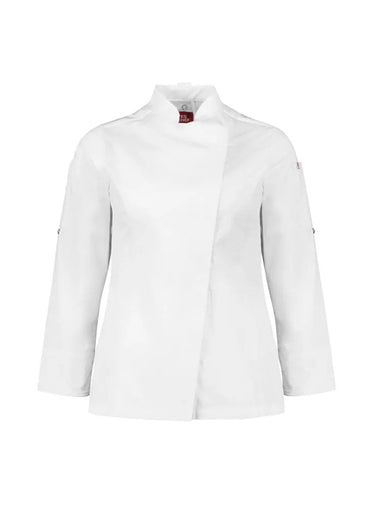 Biz Collection Womens Alfresco Long Sleeve Chef Jacket CH330LL Metro Workwear.