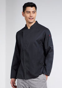 Biz Collection Men's Alfresco Long Sleeve Chef Jacket CH330ML Metro Workwear.