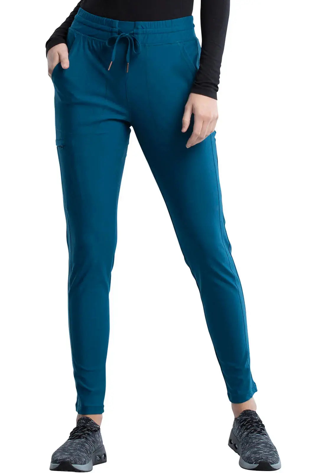 Cherokee Form Women's Mid Rise Tapered Leg Scrub Pant CK095