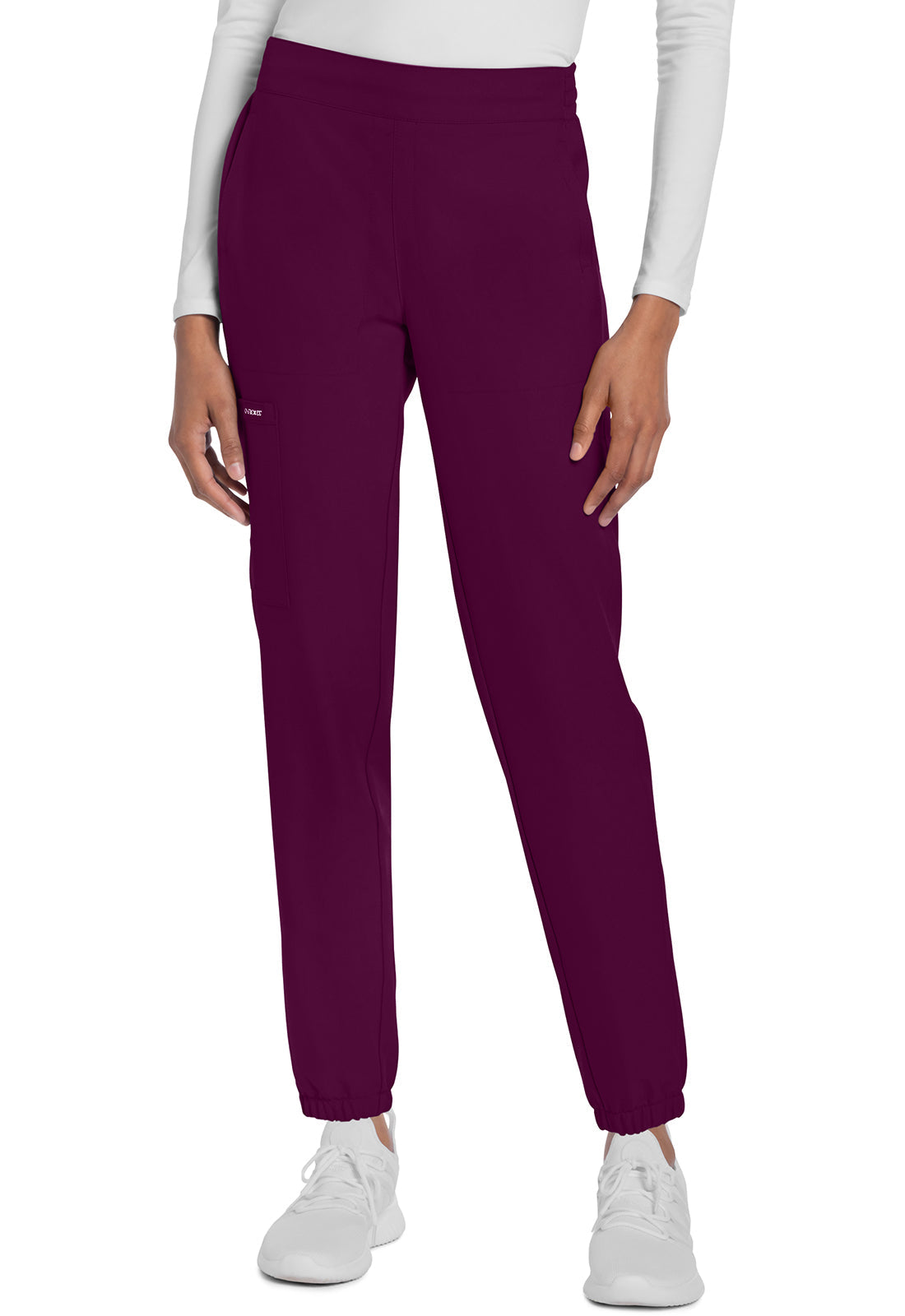 Cherokee Ultra Women's Mid Rise Jogger Scrub Pant CK273A Metro Workwear.