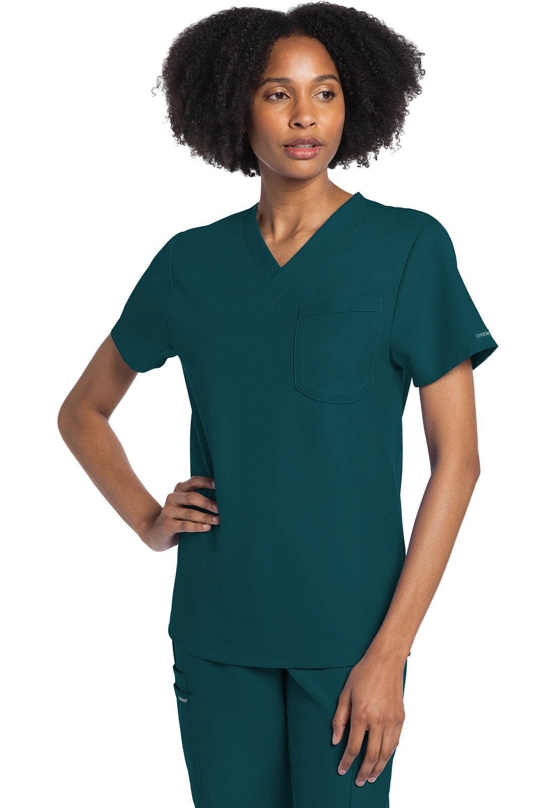 Cherokee Ultra Unisex Scrub Top CK778A Metro Workwear.