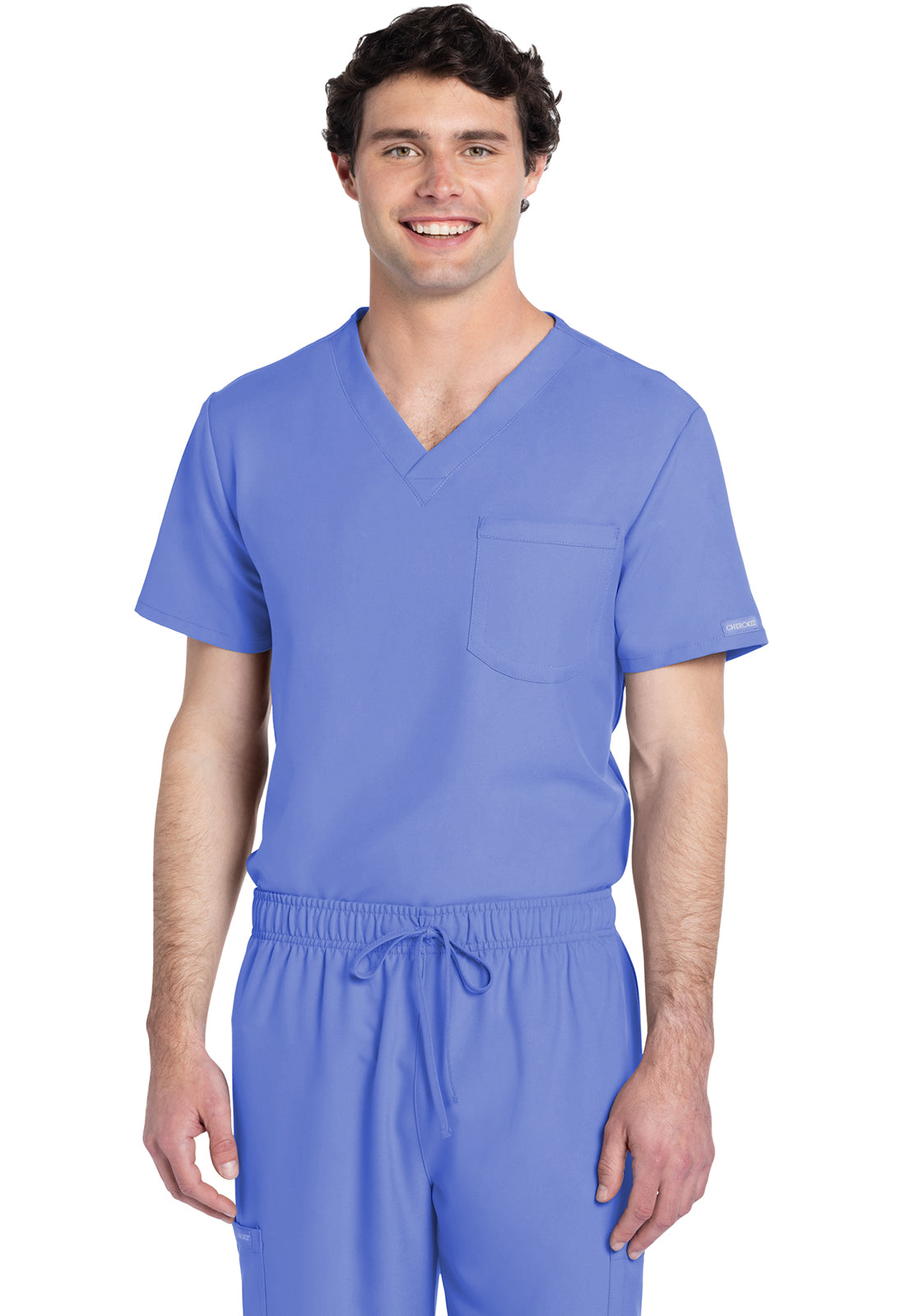 Cherokee Ultra Unisex Scrub Top CK778A Metro Workwear.
