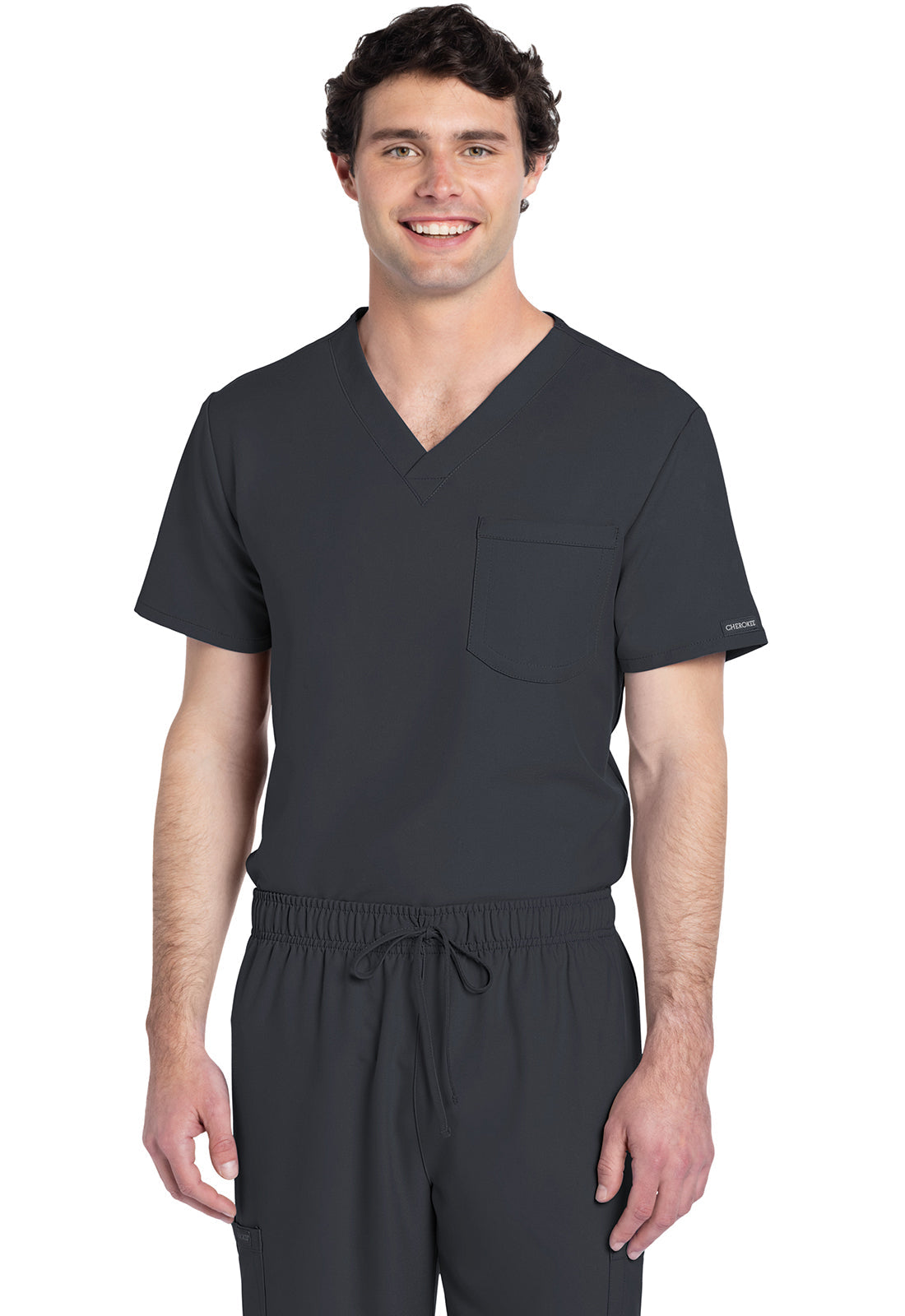 Cherokee Ultra Unisex Scrub Top CK778A Metro Workwear.