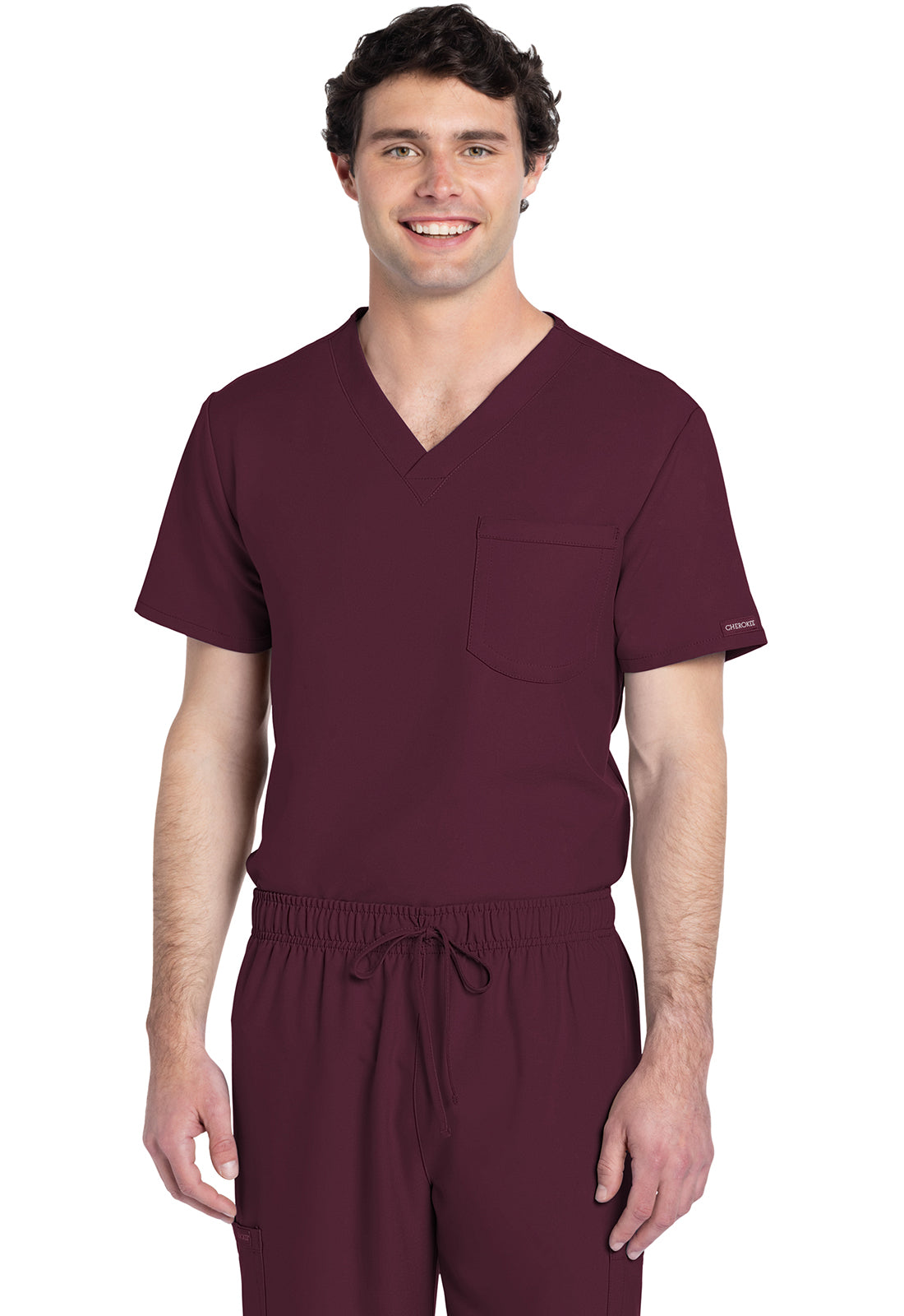 Cherokee Ultra Unisex Scrub Top CK778A Metro Workwear.