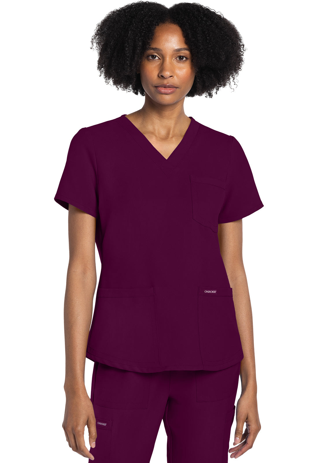Cherokee Ultra Women's Scrub Top CK961A Metro Workwear.