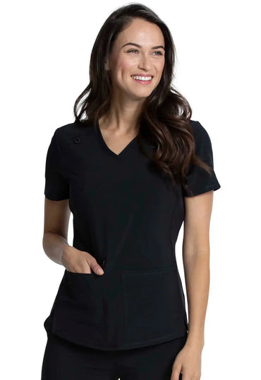 Cherokee Allura Women's Shirtail Scrub Top CKA685