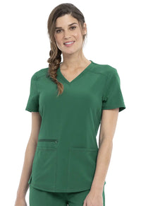 Cherokee Atmos Women'sKnit Inset Scrub Top CK837A  Simply Scrubs Australia