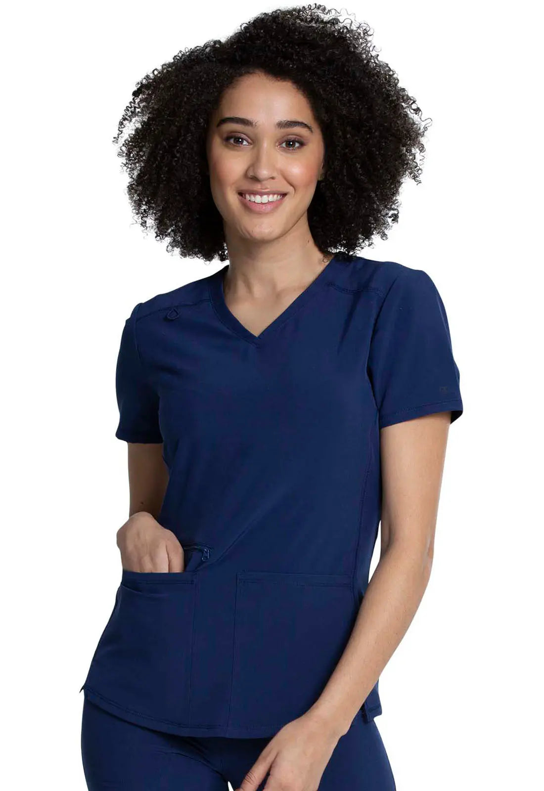 Cherokee Atmos Women'sKnit Inset Scrub Top CK837A  Simply Scrubs Australia