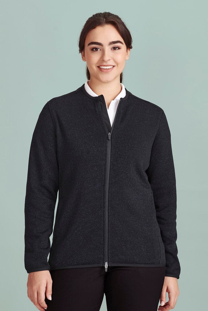 Biz Care Nova Womens Knit Jacket CO342LJ Metro Workwear.