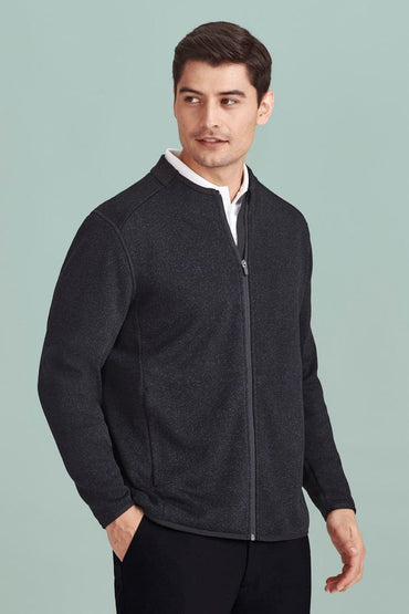Biz Care Nova Men's Knit Jacket CO342MJ Metro Workwear.