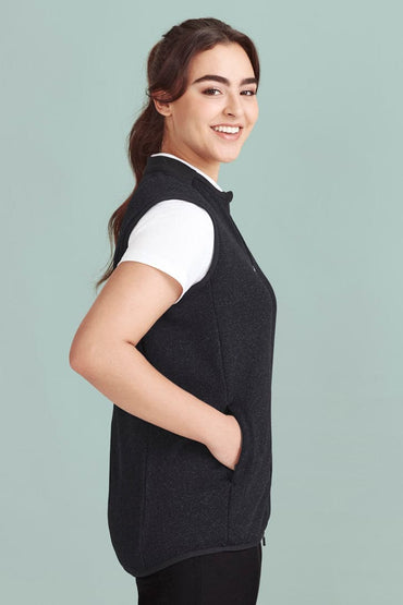 Biz Care Nova Womens Knit Vest CO343LV Metro Workwear.