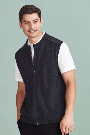 Biz Care Nova Men's Knit Vest CO343MV Metro Workwear.