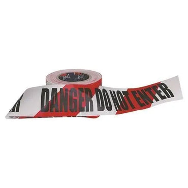 Pro Choice "Danger Do Not Enter" On Red/white Hazard Tape - DDNET10075 Metro Workwear.