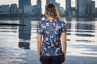 Softies Women's Doggy World Slim Fit Fun Scrub Top DWOT01  Simply Scrubs Australia