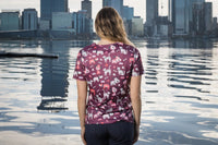 Softies Women's Purple Dog Slim Fit Fun Scrub Top PDOT01  Simply Scrubs Australia