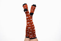 Softies Women's Fashion Lipstick Nursing Socks LIPS01 Metro Workwear.