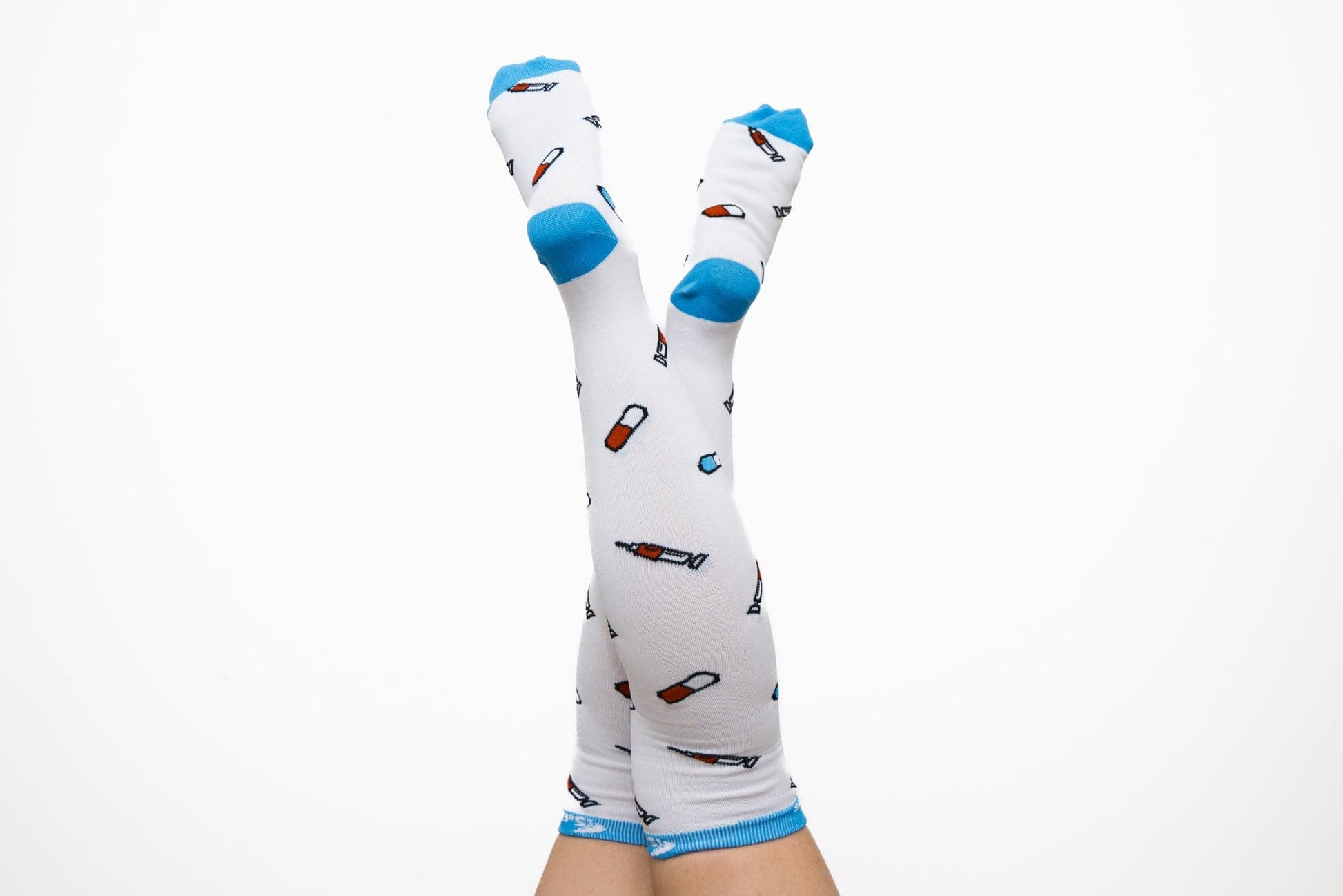 Softies Women's Fashion Injectables Nursing Socks INJS01 Metro Workwear.