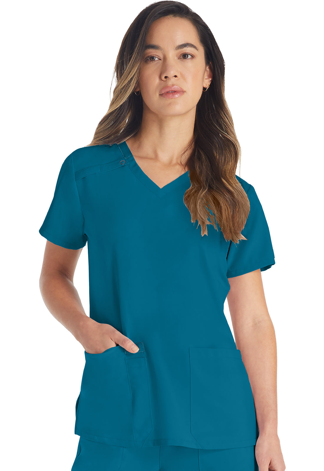 Dickies EDS Essentials Women's V-Neck Scrub Top DK615 Metro Workwear.